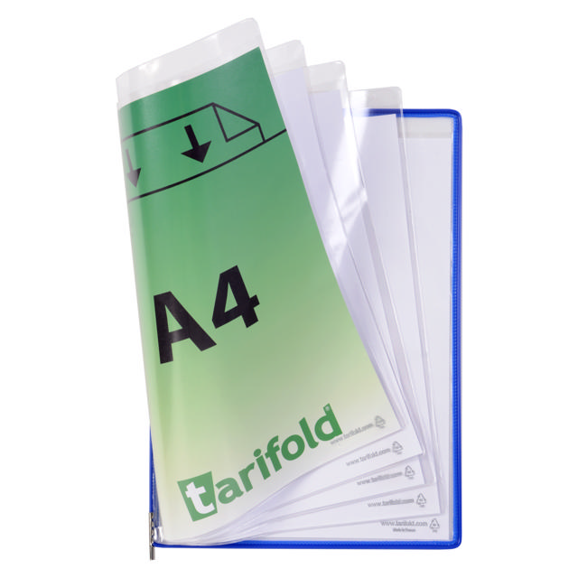 Tarifold Foldfive Svängbar Ficka, A4, Porträtt