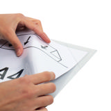 Kang Easy Load självhäftande skyltficka, permanent, A4