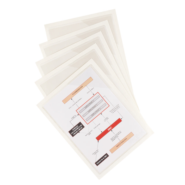 Självhäftande annonsficka Kang Easy Load, permanent, A5