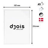 Självhäftande annonsficka Kang Easy Load, permanent, A5