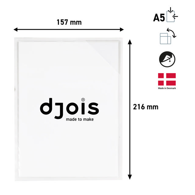 Självhäftande annonsficka Kang Easy Load, permanent, A5