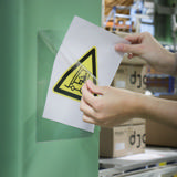 Självhäftande annonsficka Kang Easy Load, permanent, A5