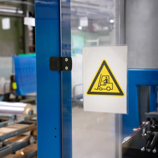 Självhäftande annonsficka Kang Easy Load, permanent, A5