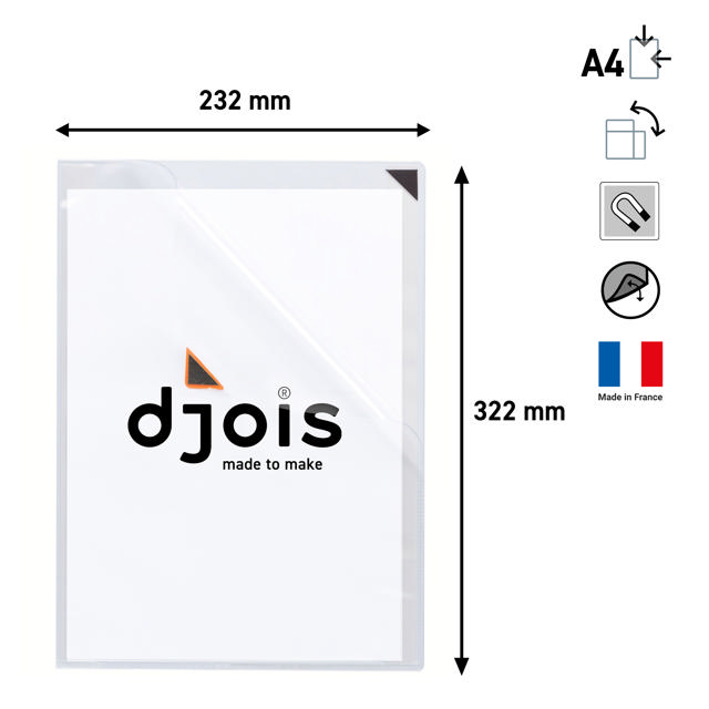 KANG EASY CLIC A3, FICKA MED MAGNETFÖRSLUTNING