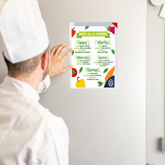 Kang Easy Clic Subzero Självhäftande Skyltficka, Permanent, A4