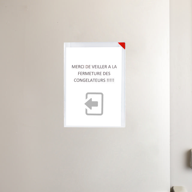 Kang Easy Clic Subzero Självhäftande Skyltficka, Permanent, A4