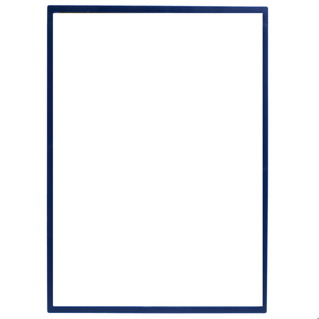 Självhäftande Styv Displayram, Permanent, A4