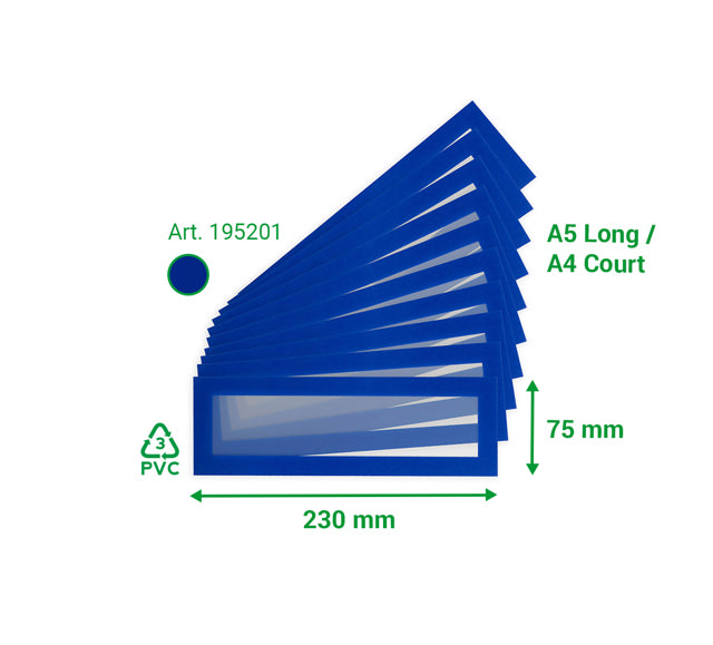 Magneto Pro Magnetiska Rubriker, A5 Lång / A4 Kort