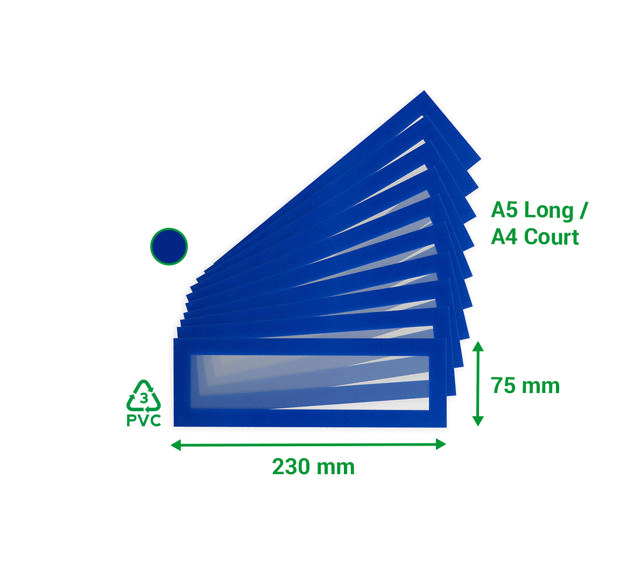 Magneto Pro Magnetiska Rubriker, A5 Lång / A4 Kort