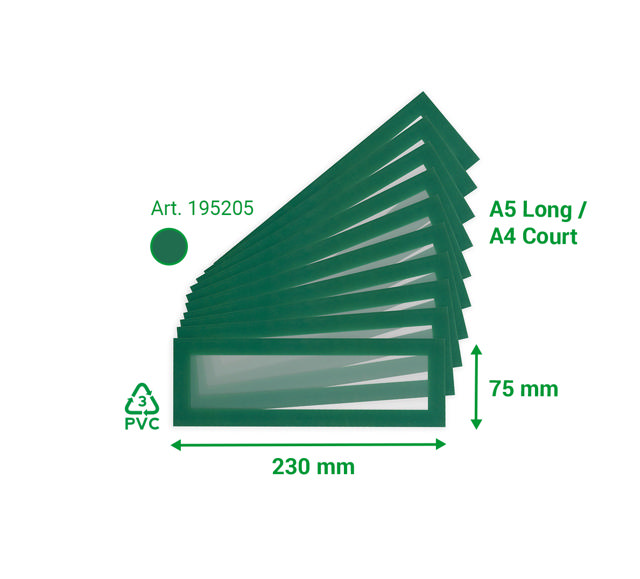 Magneto Pro Magnetiska Rubriker, A5 Lång / A4 Kort