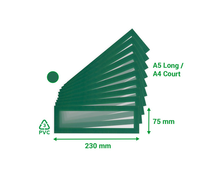 Magneto Pro Magnetiska Rubriker, A5 Lång / A4 Kort