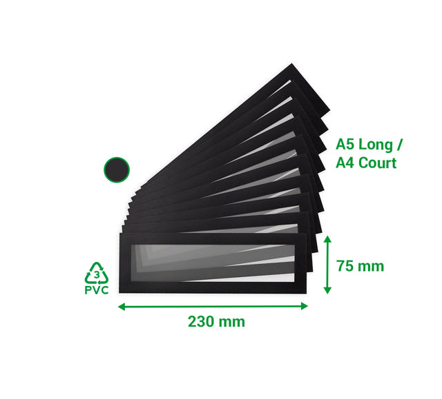 Magneto Pro Magnetiska Rubriker, A5 Lång / A4 Kort