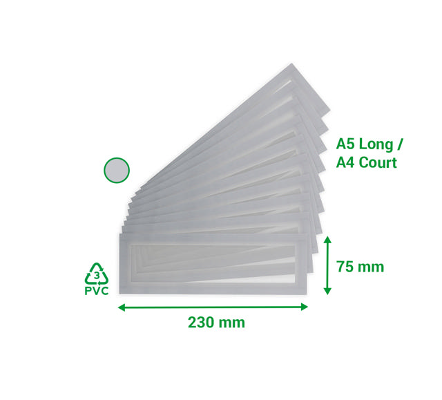 Magneto Pro Magnetiska Rubriker, A5 Lång / A4 Kort