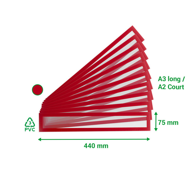 Magneto Pro Magnetiska Rubriker, A3 Lång / A2 Kort