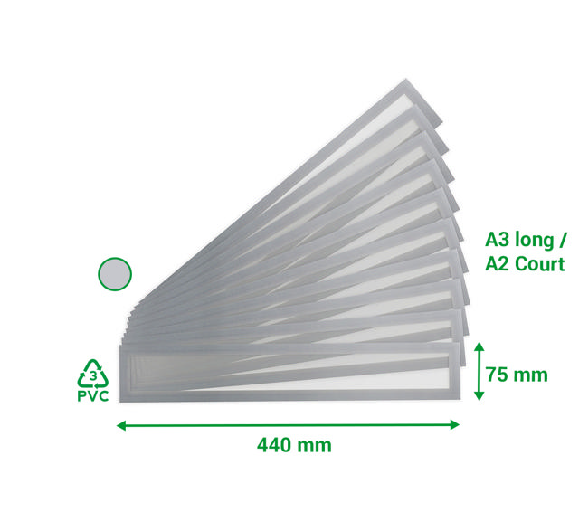 Magneto Pro Magnetiska Rubriker, A3 Lång / A2 Kort