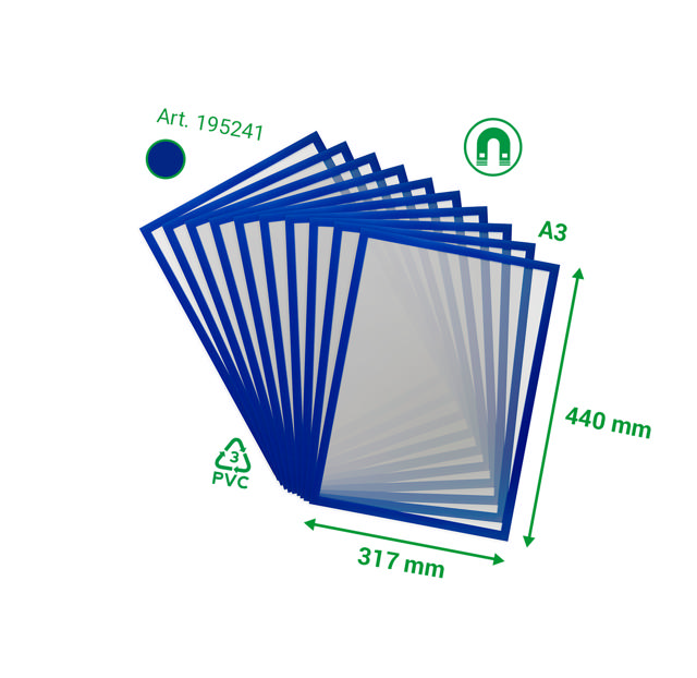 Magneto Pro Magnetisk Displayram, A3