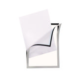 Självhäftande presentationsficka Magneto Pro, omplacerbar, A4, PP