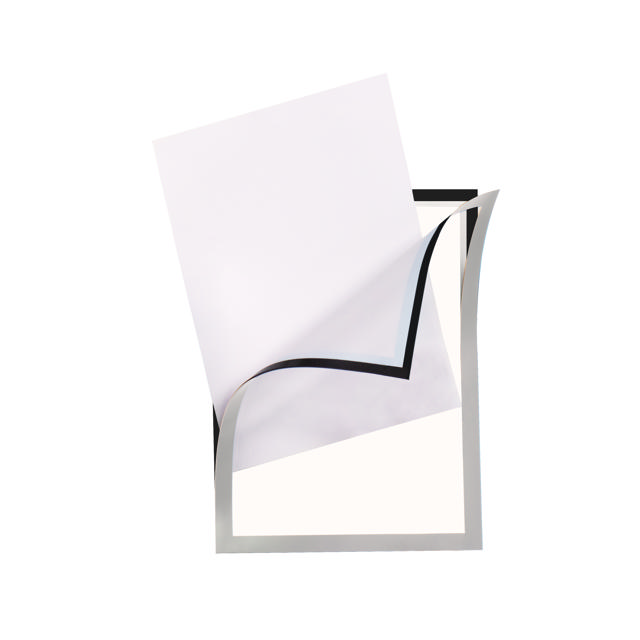 Självhäftande presentationsficka Magneto Pro, omplacerbar, A4, PP