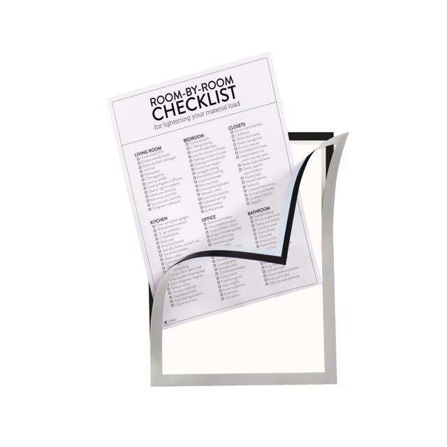 Självhäftande presentationsficka Magneto Pro, omplacerbar, A4, PP