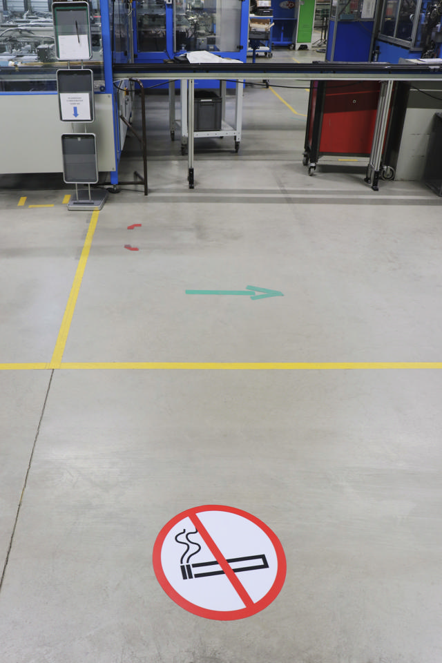 Självhäftande säkerhetspiktogram, Rökning förbjuden