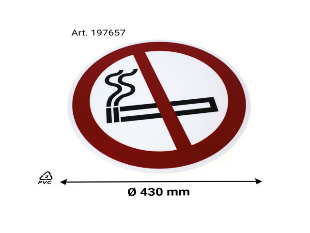 Självhäftande säkerhetspiktogram, Rökning förbjuden