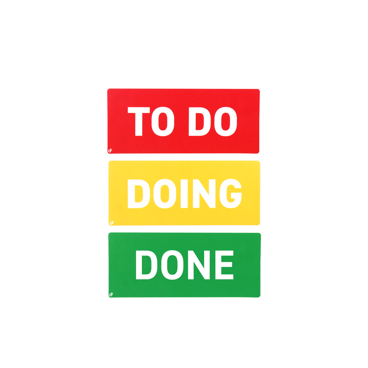 Magnetiska titelkort, Kanban, 175 x 75 mm