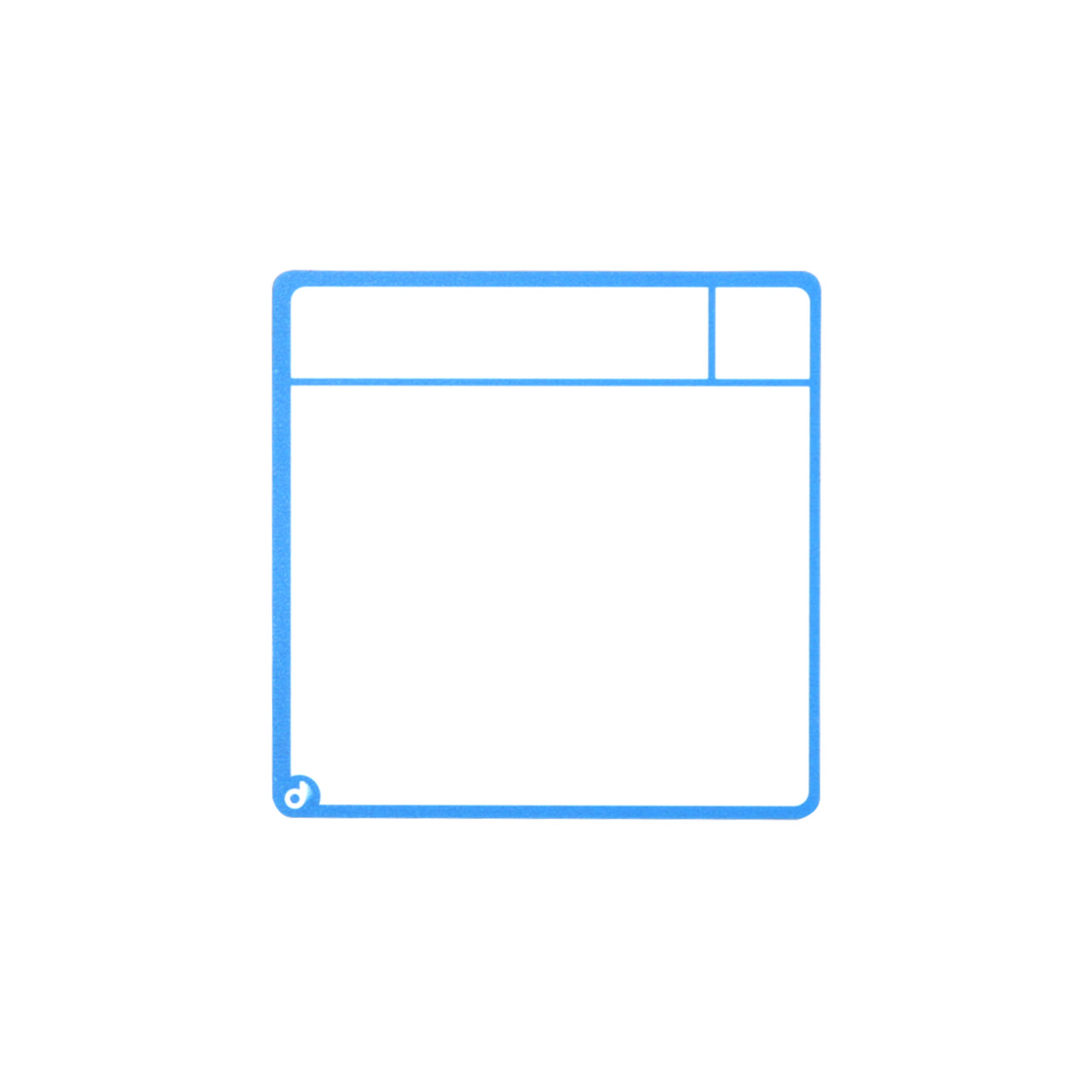 Magnetiska uppgiftskort, S, 75 x 75 mm