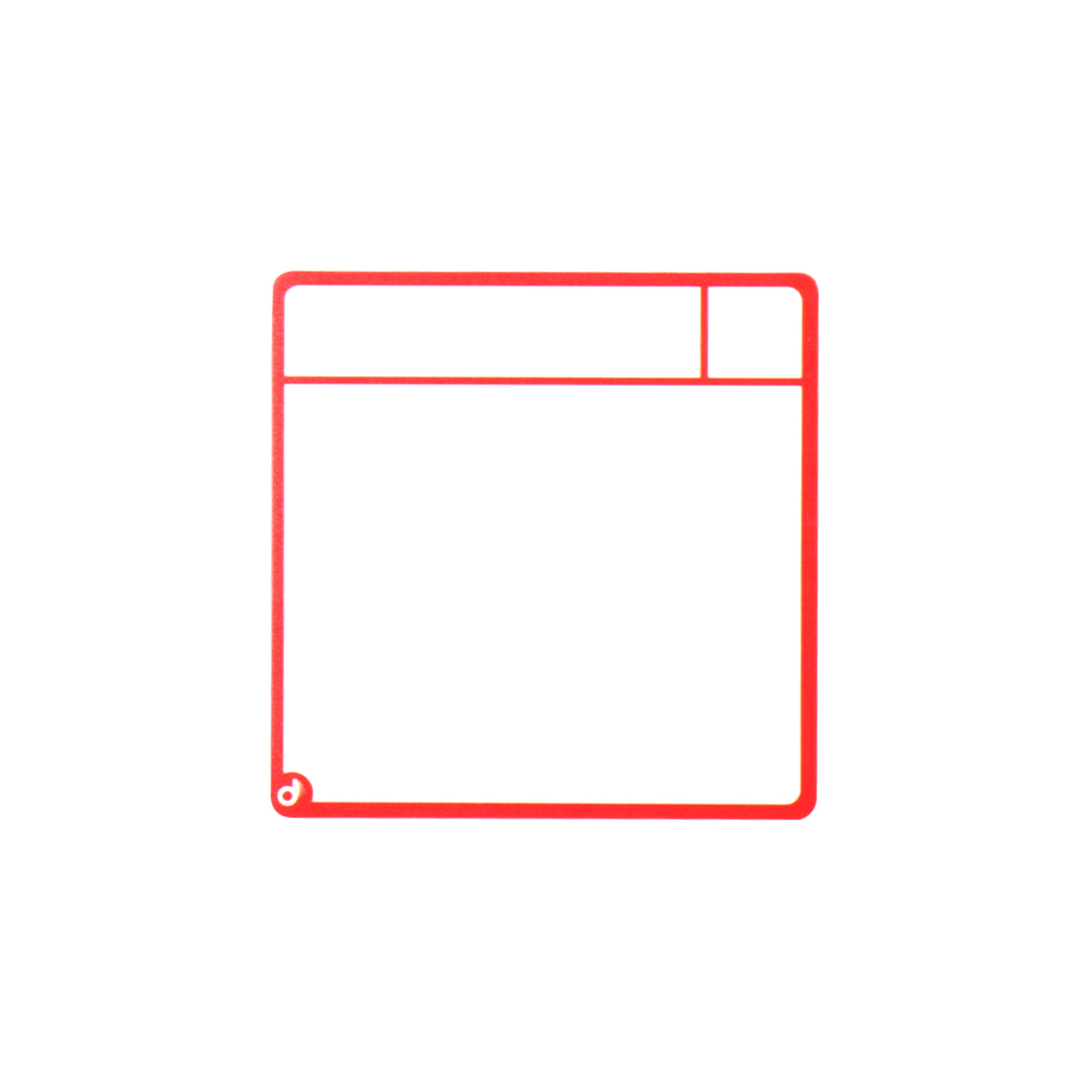 Magnetiska uppgiftskort, S, 75 x 75 mm