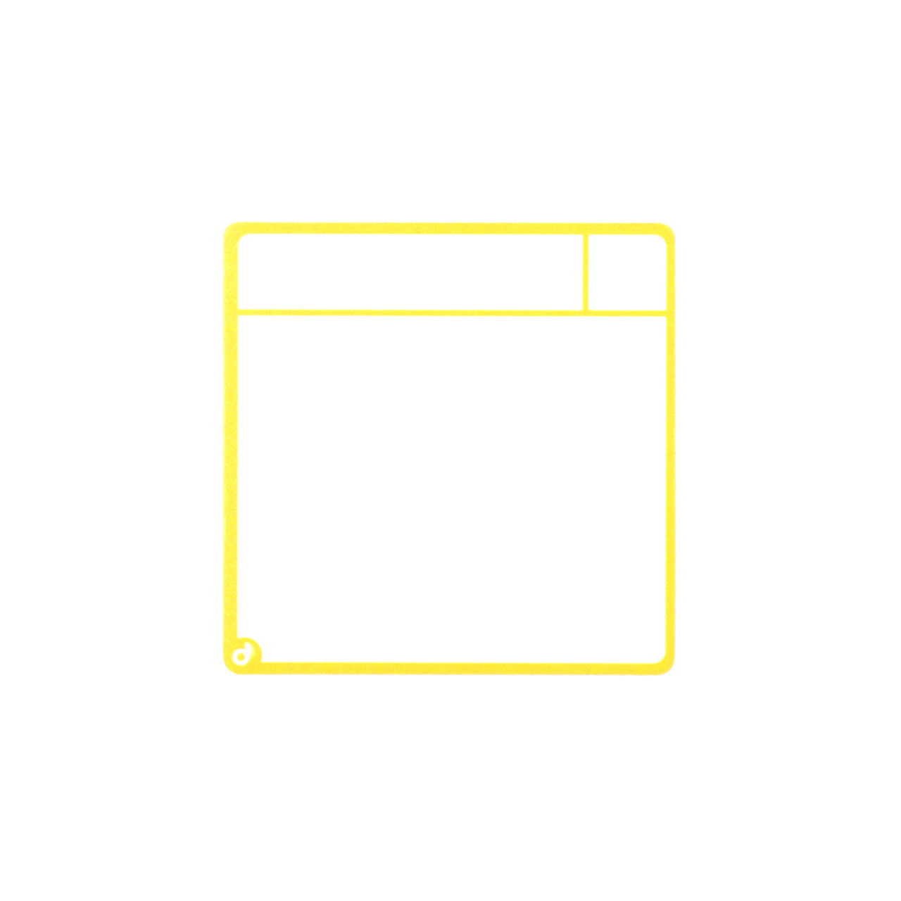 Magnetiska uppgiftskort, S, 75 x 75 mm