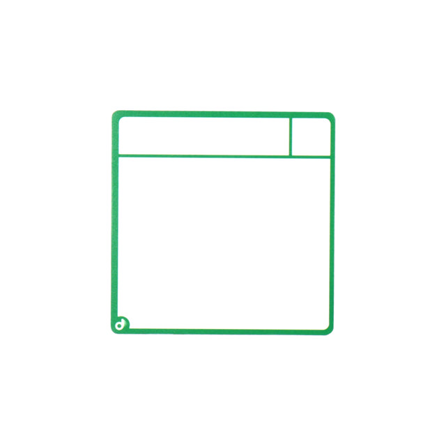 Magnetiska uppgiftskort, S, 75 x 75 mm