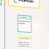 Magnetiska uppgiftskort, S, 75 x 75 mm