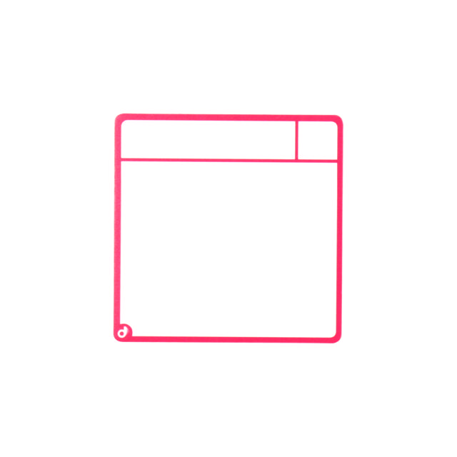 Magnetiska uppgiftskort, S, 75 x 75 mm