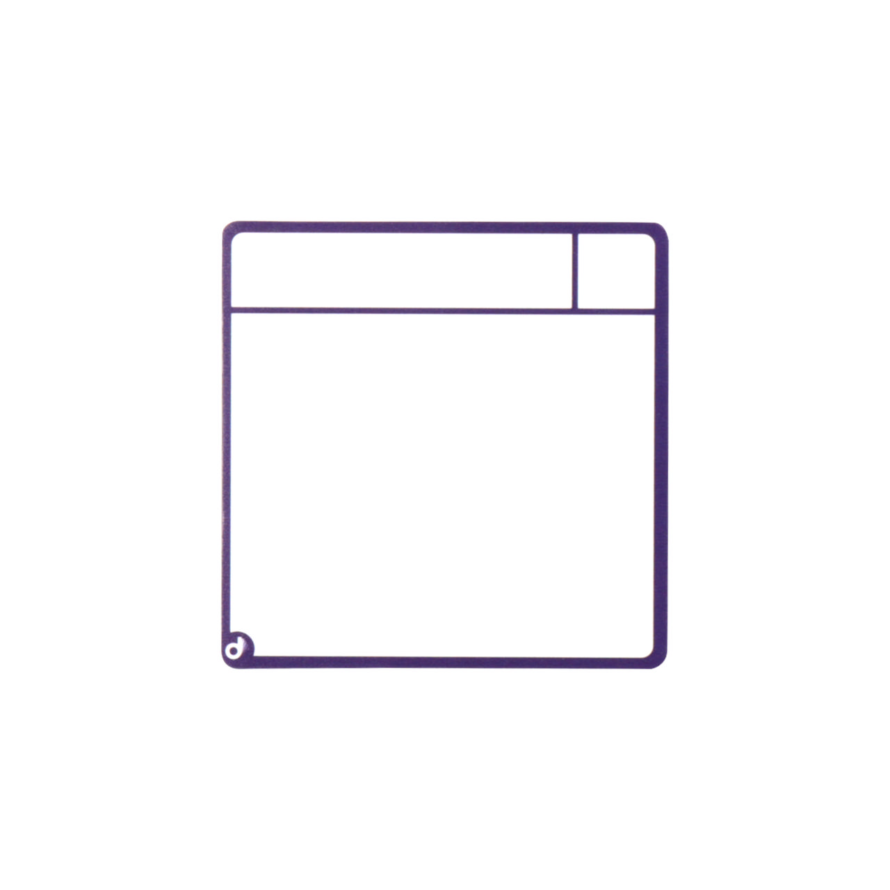 Magnetiska uppgiftskort, S, 75 x 75 mm