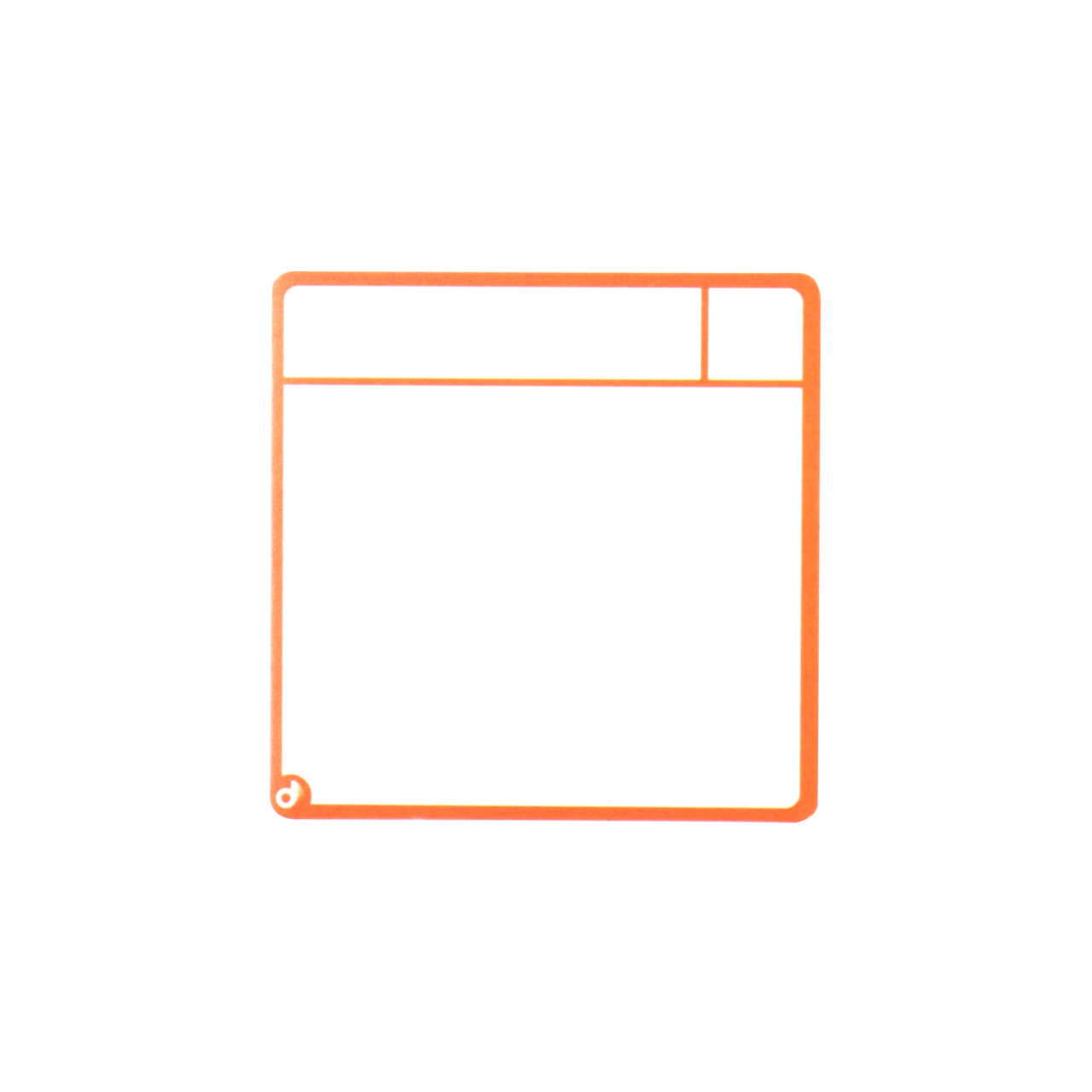 Magnetiska uppgiftskort, S, 75 x 75 mm