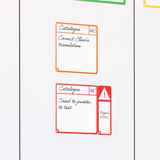 Magnetiska uppgiftskort, S, 75 x 75 mm