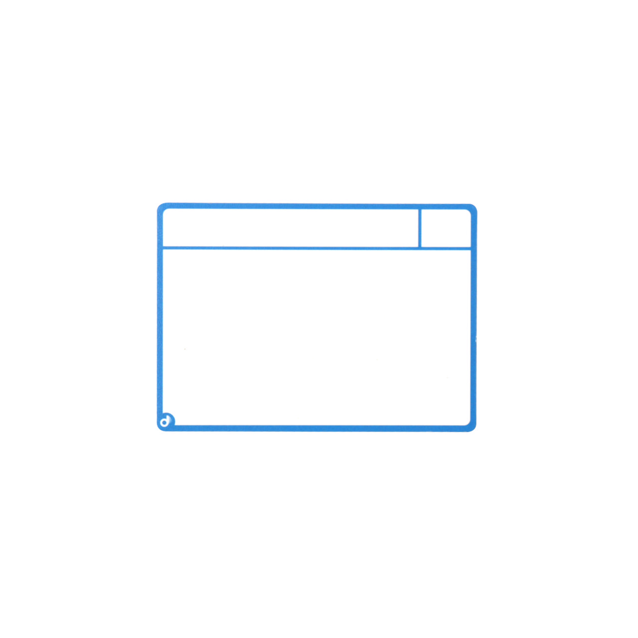 Magnetiska uppgiftskort, M, 105 x 75 mm