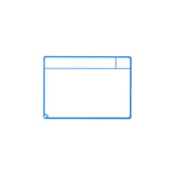 Magnetiska uppgiftskort, M, 105 x 75 mm