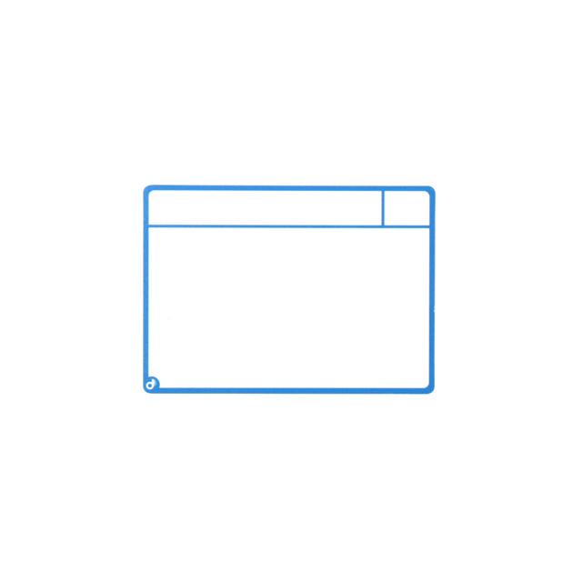 Magnetiska uppgiftskort, M, 105 x 75 mm