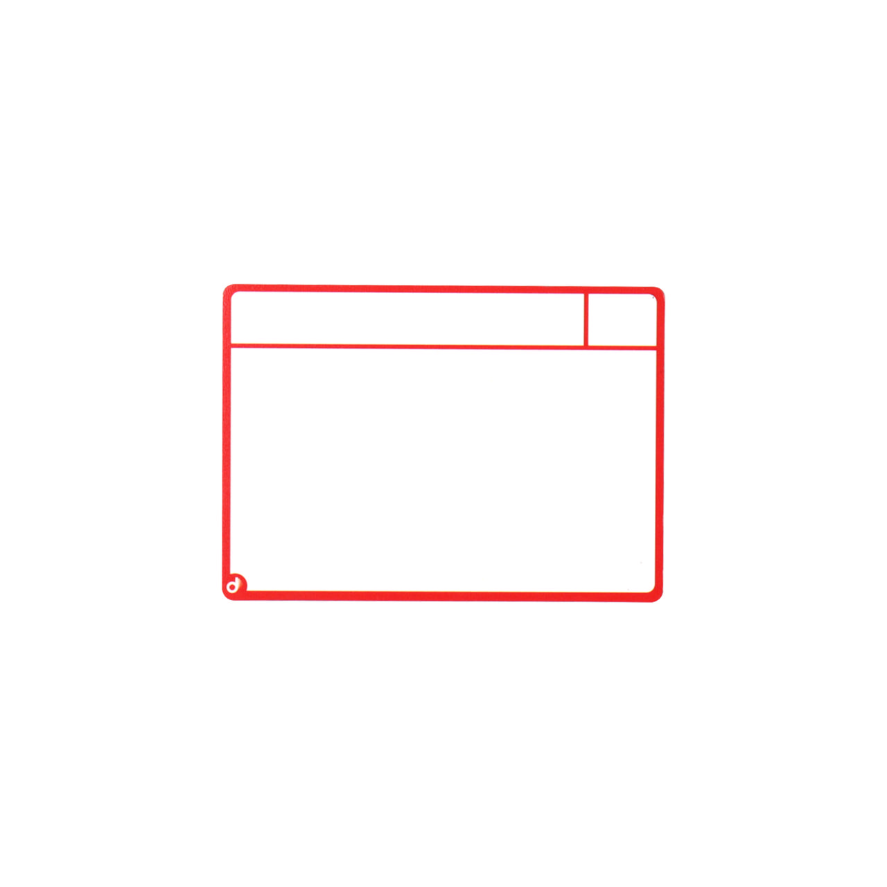 Magnetiska uppgiftskort, M, 105 x 75 mm