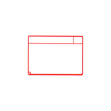 Magnetiska uppgiftskort, M, 105 x 75 mm