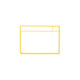 Magnetiska uppgiftskort, M, 105 x 75 mm