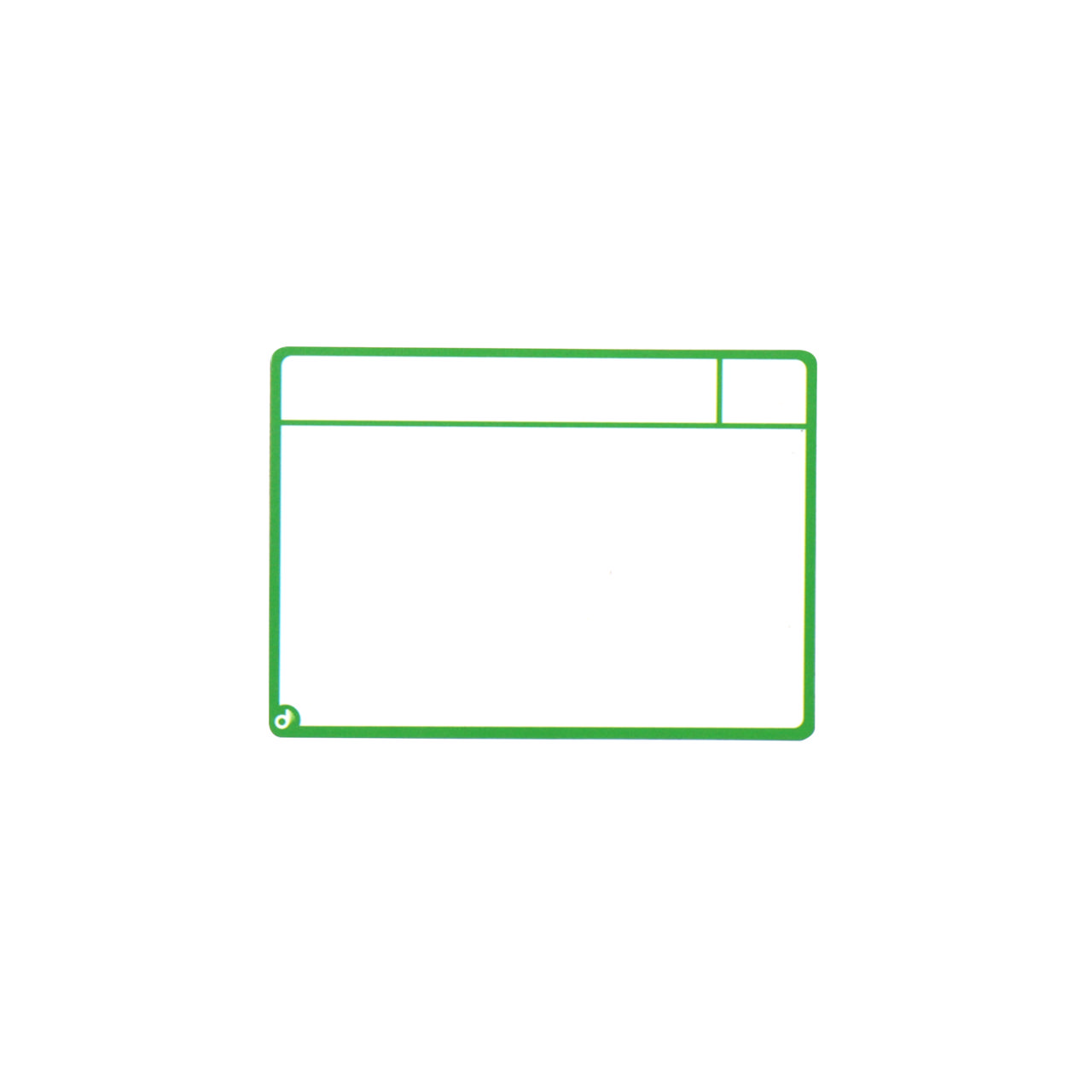 Magnetiska uppgiftskort, M, 105 x 75 mm