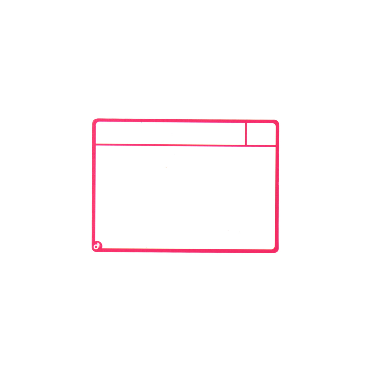 Magnetiska uppgiftskort, M, 105 x 75 mm