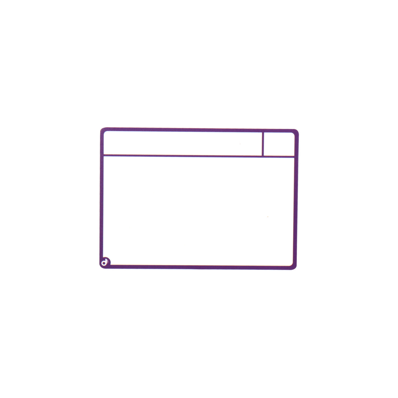 Magnetiska uppgiftskort, M, 105 x 75 mm