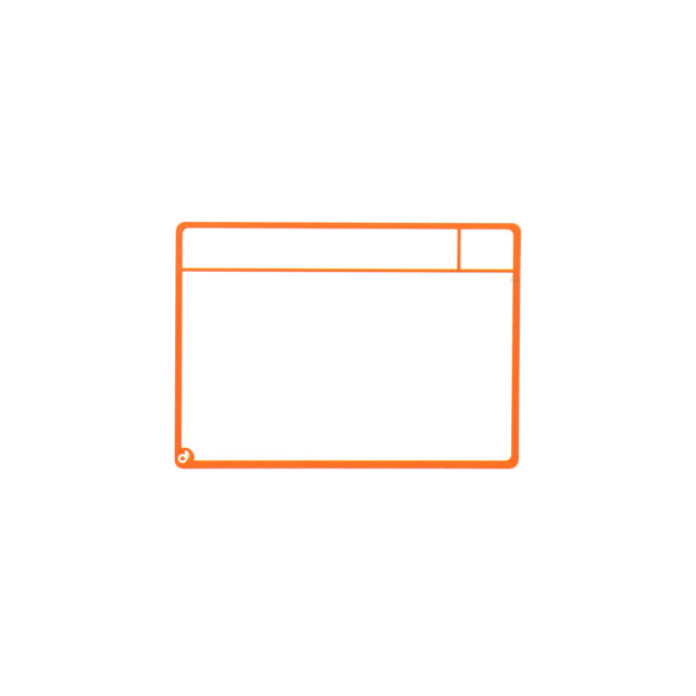 Magnetiska uppgiftskort, M, 105 x 75 mm