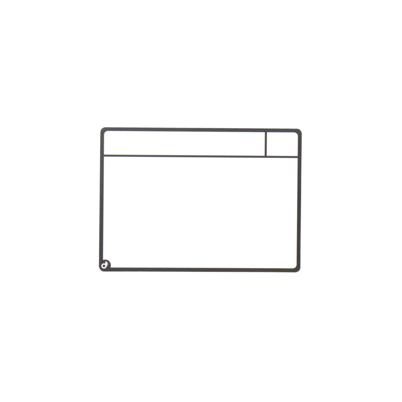 Magnetiska uppgiftskort, M, 105 x 75 mm