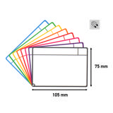 Magnetiska uppgiftskort, M, 105 x 75 mm