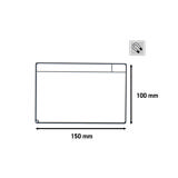 Magnetiskt uppgiftskortsset för Kanban-tavla, 3 kolumner, S-kort