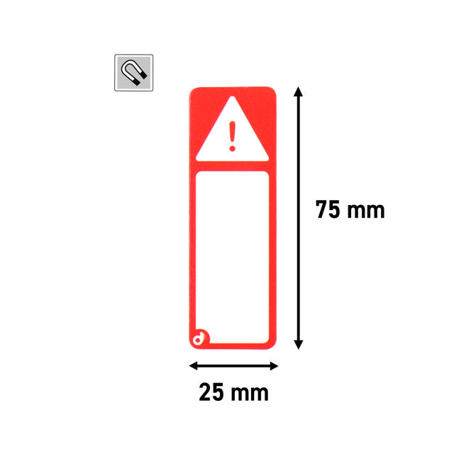 Magnetiskt uppgiftskortsset för Scrum-tavla, 6 kolumner, M-kort