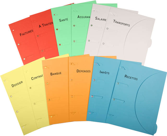 Smartfolder Perforerad Mapp, med Flik, Tryckt Förpackning, Bank till Transport, A4